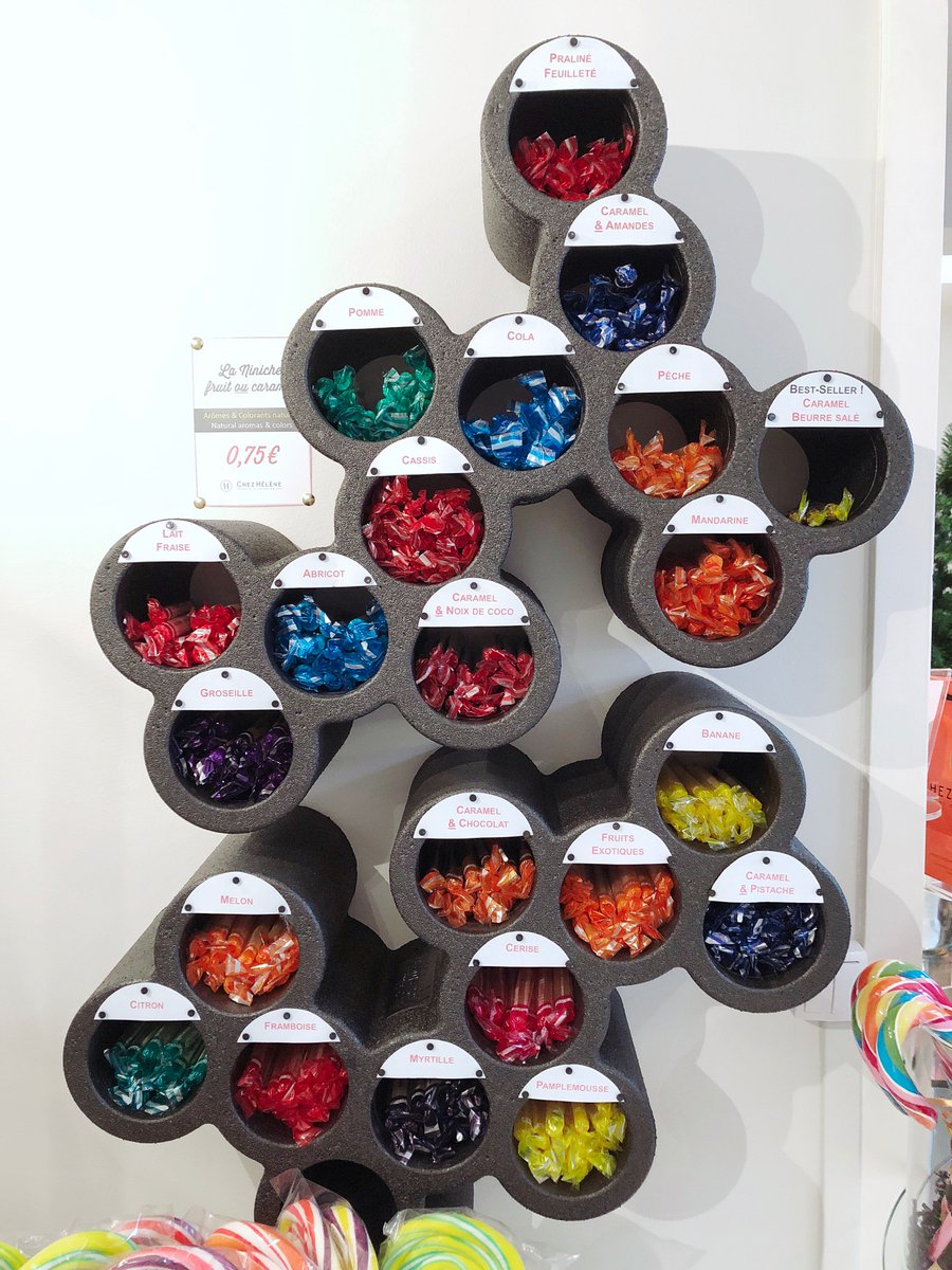 chezheleneparis's tweet image. Il y a eu un réassort de Niniches à la boutique ! Ces #sucettes, primées « Meilleur #bonbon de France », existent pour TOUS les goûts : fruits, caramel, praline, amande...
&amp;gt; bit.ly/AssortimentNin…