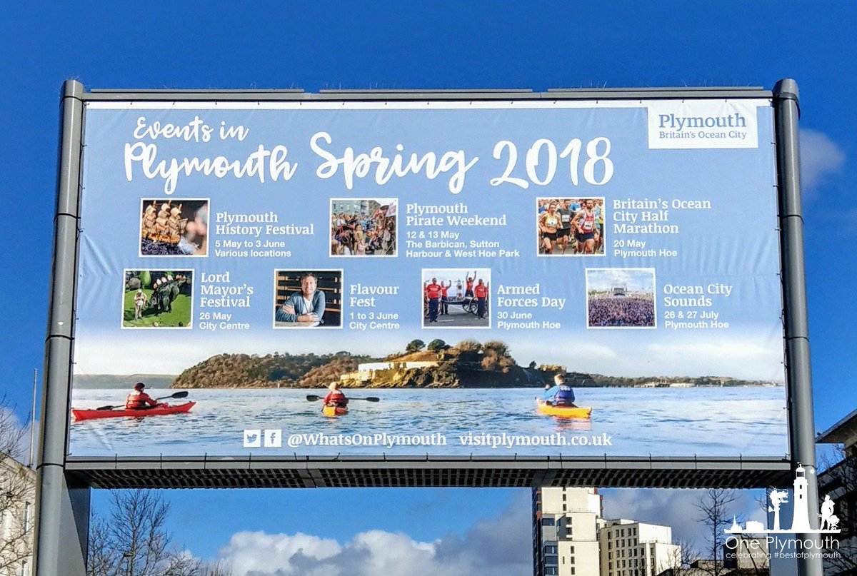 Signs of spring, here come the events! #TopEvents #Plymouth #BestOfPlymouth <a href="/WhatsOnPlymouth/">What's On Plymouth</a> <a href="/britainsocean/">Britain's Ocean City</a>