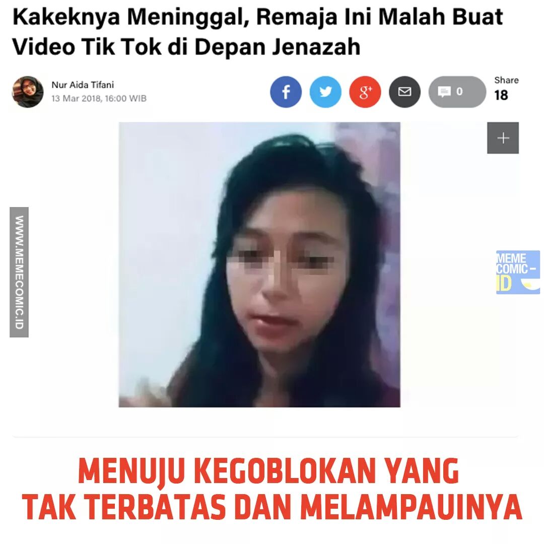 Meme Comic Indonesia En Twitter Demi Terlihat Eksis Di Sosmed