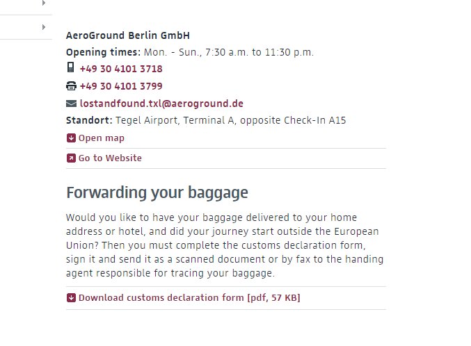 Ber Berlin Brandenburg Airport We Re Very Sorry Please Use The Following Form To Send Us Your Complaint T Co Xqs61n8iek Sc T Co Ubkoqoa8nu