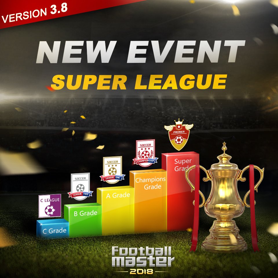 FMChain11's tweet image. Managers, a brand new Inter-Server event Super League will be launched with the release of version 3.8! It's time to prepare for the Super League and show your real capability!
