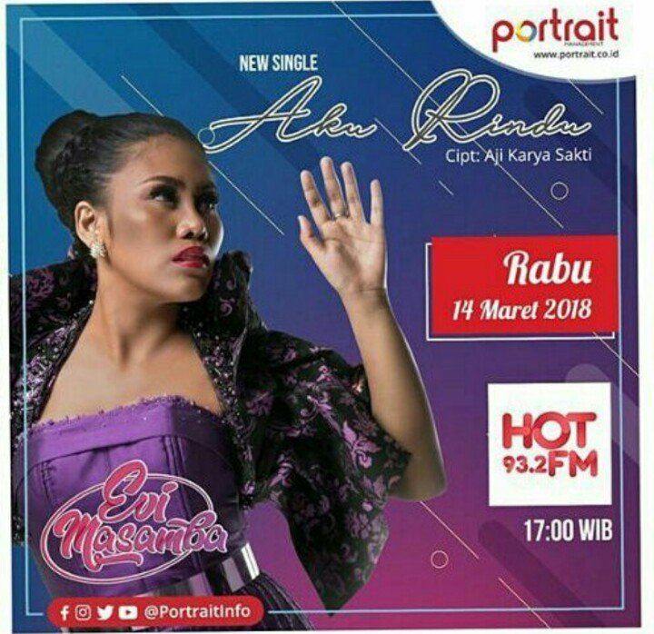 Scedul <a href="/DA2_Evi/">EVI_MASAMBA_REAL</a> Masamba 👉 Malam ini Selasa 13 Maret pukul 21.00 WIB ada Evi di Kilau DMD live di MNCTV. Trus 👉 Ada Evi di acara HITAM PUTIH Trans7 Rabu 14 Maret pukul 18.00 WIB, dan pada hari Rabu juga ada Evi di HOT FM pukul 17.00 WIB.  #EviMasambaAtKilauDMD