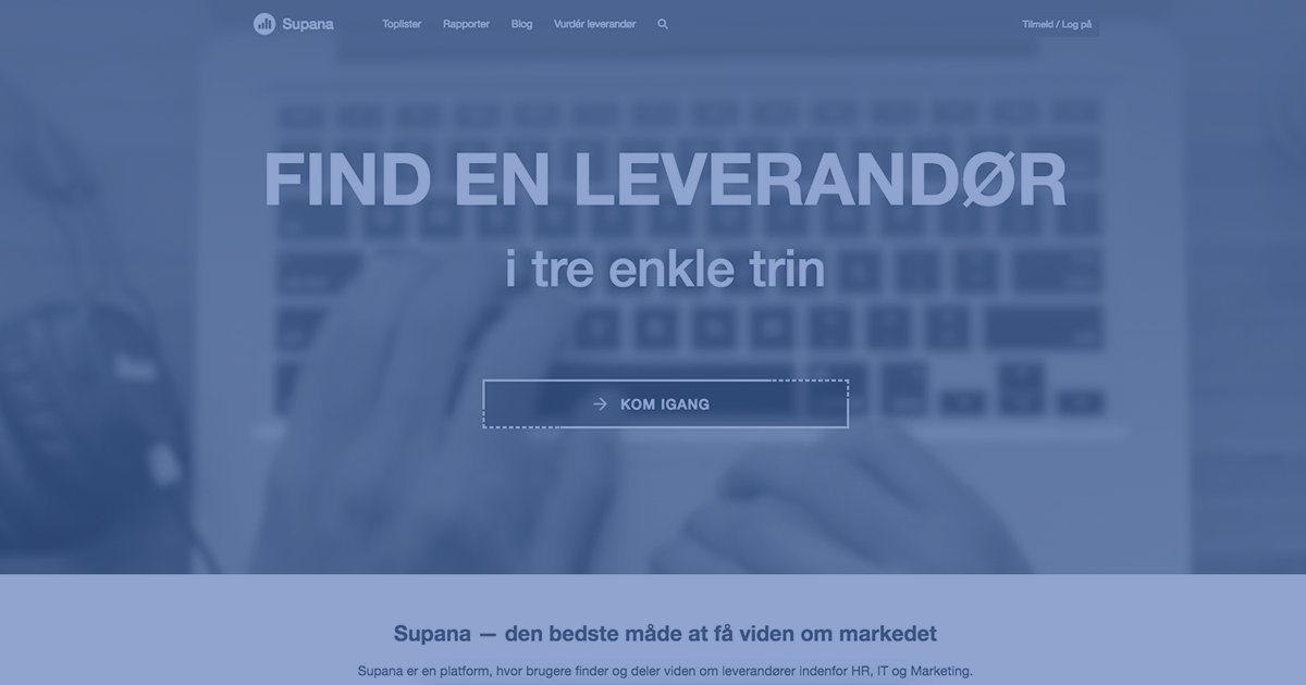 SupanaCompany's tweet photo. https://t.co/UnMM24dGmG har fået nyt design! ✨
Det nye design gør det nemmere at finde frem til præcis de informationer, du leder efter. 🕵️‍♂️
Gå ind, prøv guiden og find din næste leverandør nu! https://t.co/vIB1ytsjRb