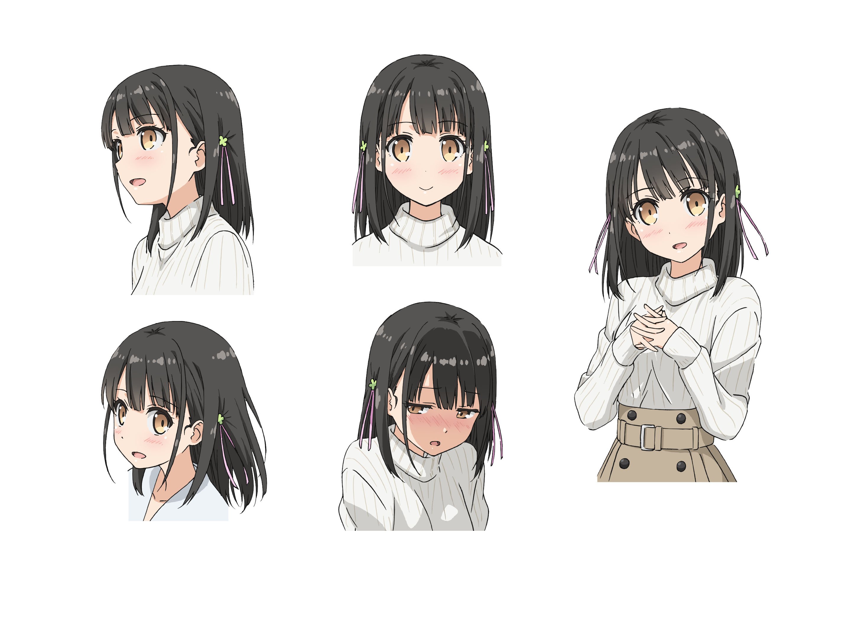 Tvアニメ One Room ワンルーム 公式 アニメ ２期の情報もみなさまにお届けする準備をしていますが こちらはもう少しお待ちを 本日は昨日に引き続き 結衣ちゃん 奈月ちゃん 萌香ちゃんの表情設定 を振り返ります まずは照れた表情も可愛い結衣ちゃん