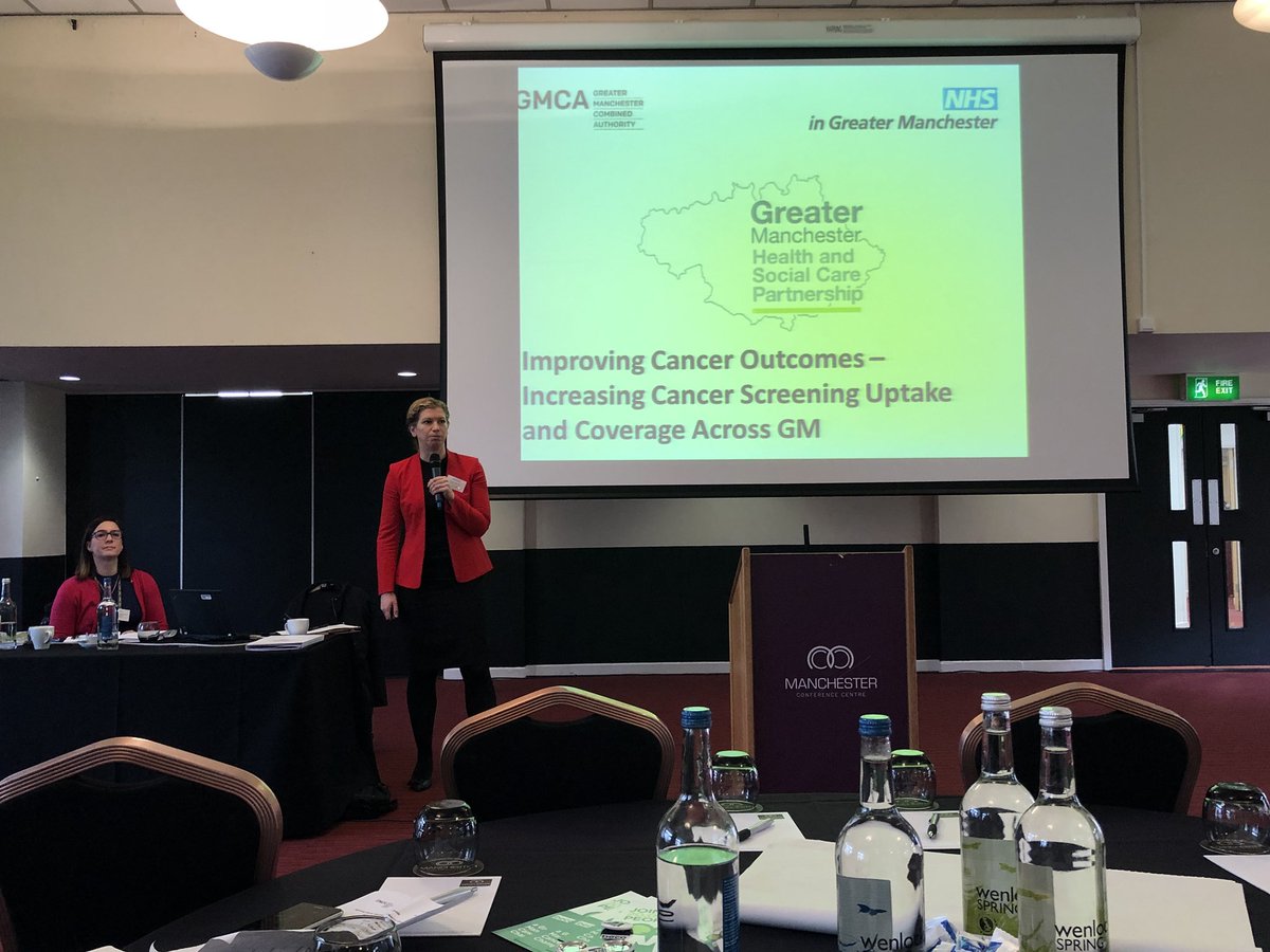 charleskod's tweet photo. About to kick off @GM_HSC ‘Improving #Cancer Outcomes- increasing Cancer Screening Uptake’ with @Val_BB @cahn_gm @FayeBruce17 @ManchesterHCC #GMscreening @GMCancerChamps https://t.co/neXvWIdjSo