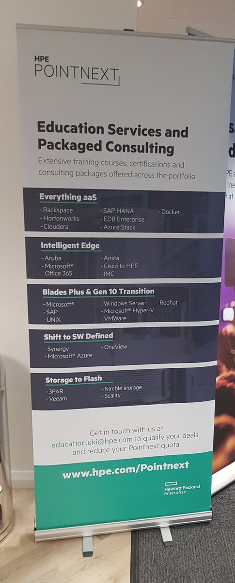 Packaged Consulting &amp; Education Services awareness Day in Bracknell. Come learn about how Pointnext can help you. And we'll get you a free coffee. 😊 <a href="/HannahMoyo2/">Hannah Moyo</a> <a href="/benhartleyedu/">Ben Hartley</a>