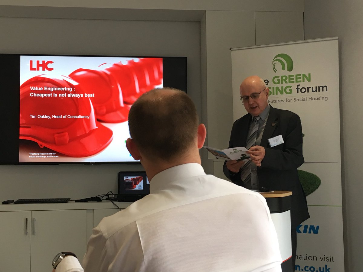 Daikinuk's tweet photo. Now we hear from Timothy James Oakley, Head Of Consultancy for @LHCprocurement here at #GHF18 https://t.co/OeUNzhEucN