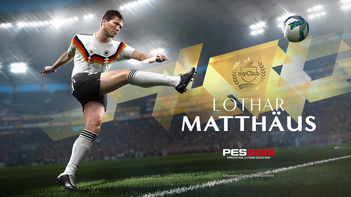 • #PES2018 - Lothar Matthäus et Oliver Kahn arrivent dans #PES ! #GermanLegends  🎮
- - -
📽 German Legends Trailer > youtube.com/watch?v=iQbjpF…
- - -
▶️ pes-soccer.fr/224-pes-2018/1…