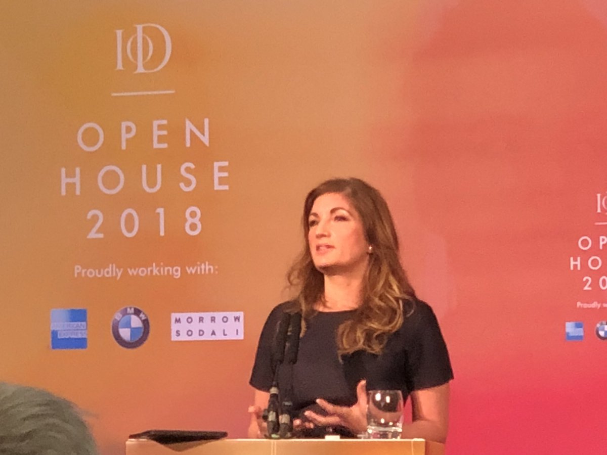 jc_mitch's tweet photo. “Everyone thinking about how to make the business better, makes the business better” @karren_brady storming it at #IoDOpenHouse https://t.co/0Y3L0N6IRQ
