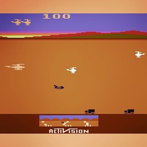 fvideogames71's tweet image. Chopper Command (1982 Atari 2600). Gameplay #gameplay #screenshot #choppercommand #atari #atari2600 #atarivcs #activision #chopper #desert #helicopter #1982 #console #consoles #consolegaming #consolegames #consolegamer #homeconsole #homeconsoles #retro #retrogames #retrogaming