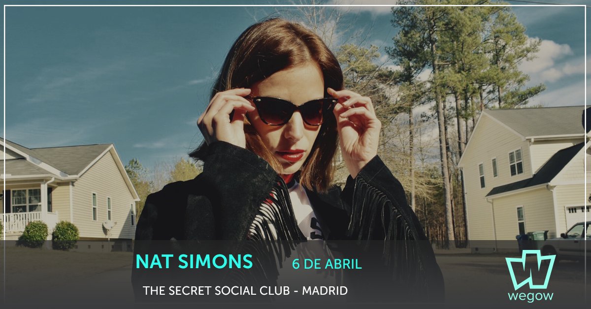 wegowES's tweet photo. @Nat_Simons presenta su nuevo disco 💽 "Lights" 🆕 en abril en @TSSCMadrid de #Madrid 🎟️🎟️ Entradas en @wegowES 👉 https://t.co/si2xTJ8plW https://t.co/rJPu0vILbt