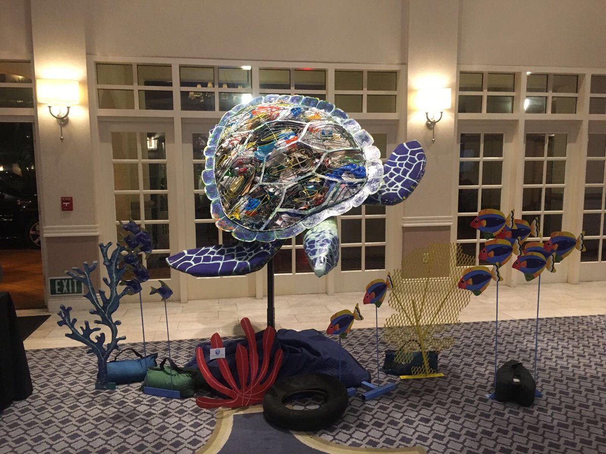 Happy #TurtleTuesday to all attending #6IMDC - FACT: More than 1/2 of the world’s sea turtles have ingested some plastic <a href="/UQ_News/">UQ News</a>  projectaware.org/infographic #UglyJourneyofTrash #plasticpollution