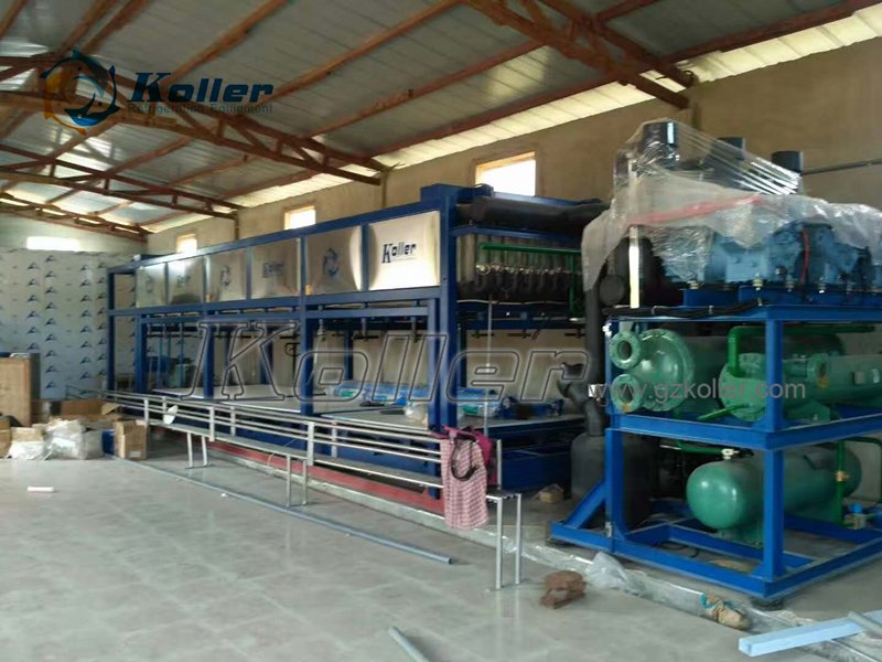 gzkoller's tweet image. Fresh installed #iceblockmachine pictures from our client! #KOLLER direct cooling ice block machine with 20 tons capacity. We design an ice sliding device to save labor!
DO NOT need any salt water to make ice, no ice thawing tank or crane system to take out the heavy ice blocks.