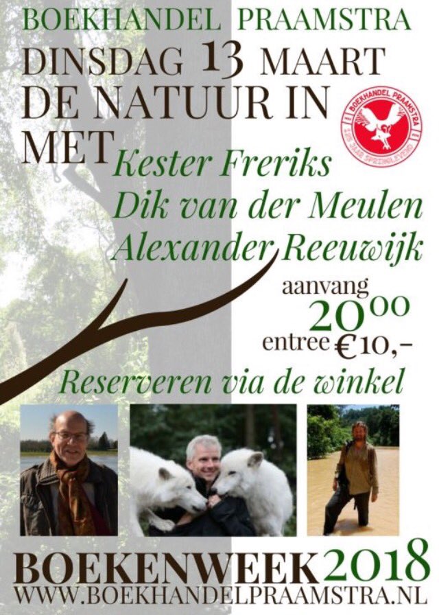 Enpassantbooks's tweet photo. @Kleine_Uil @VPROboeken @devboekenweek Én vanavond zit (of staat?) Alexander Reeuwijk bij Boekhandel #Praamstra in Deventer. Hij vertelt over zijn reizen en boeken én interviewt 'en passant' zijn collegae Kester Freriks & Dik vd Meulen (winnaar Jan Wolkers Natuurprijs) Be there! https://t.co/3aJ4G9jXw7