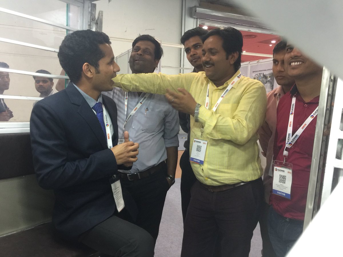 IntInnovant's tweet photo. Our team actively engaging with the visitors throughout the day at @ElecramaLive https://t.co/zgUbbpBmuz