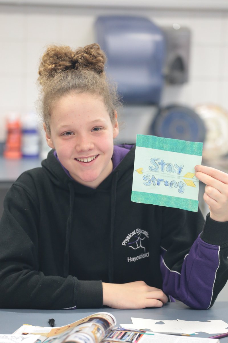 HGSPandA's tweet photo. Year 7 creating greetings cards for refugees as part of Ignite Day. #HGSArt #HGSPandA #HGSIgniteday https://t.co/rAWHXcBW0k