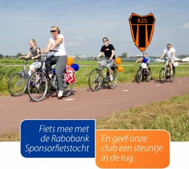 Gezond bezig zijn en onze club steunen? Zondag 10 juni 2018 -> Rabobankfietstocht. Hou hem vrij s.v.p....meer info volgt later.