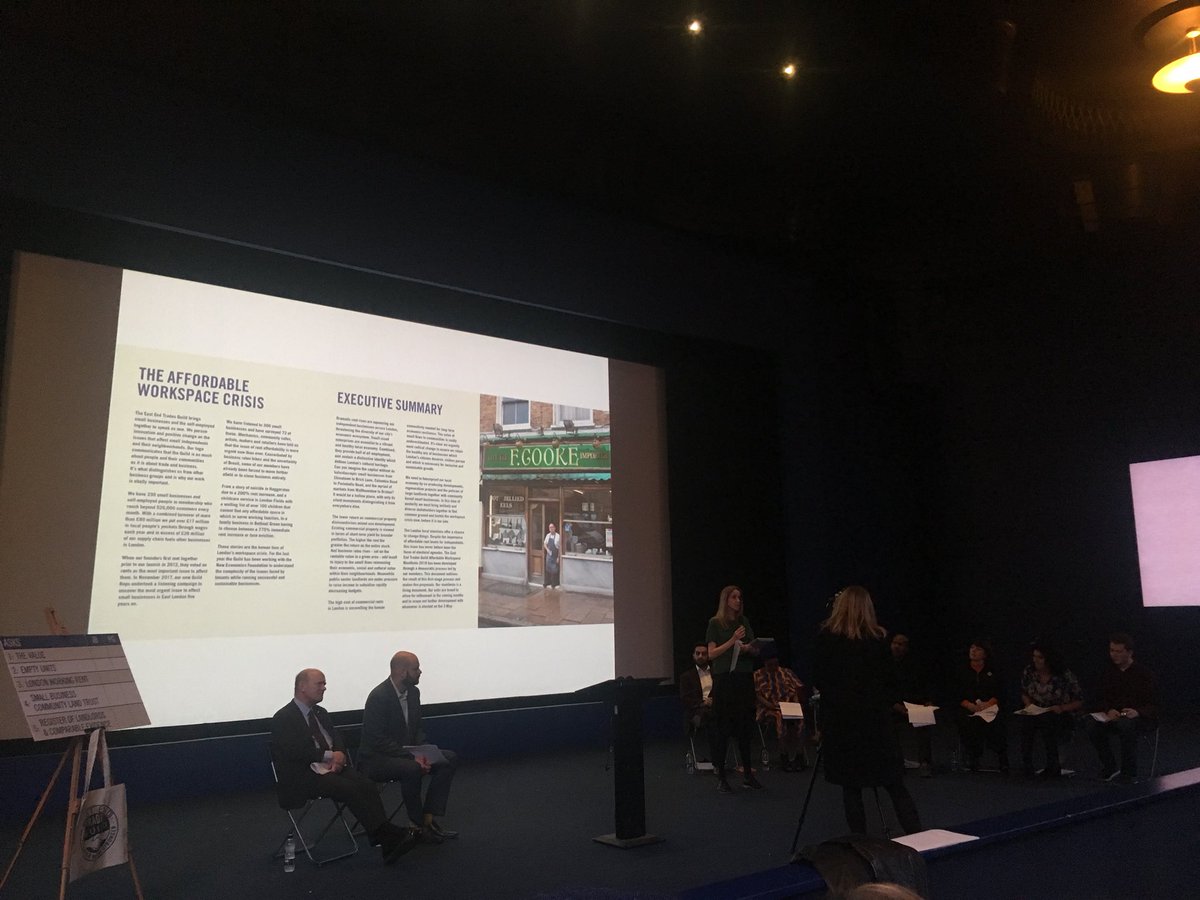 ‘A London w/our small businesses would be unthinkable &amp; yet they’re under huge threat.’ -<a href="/EastEndTrades/">EETG</a> #LondonWorkingRent
