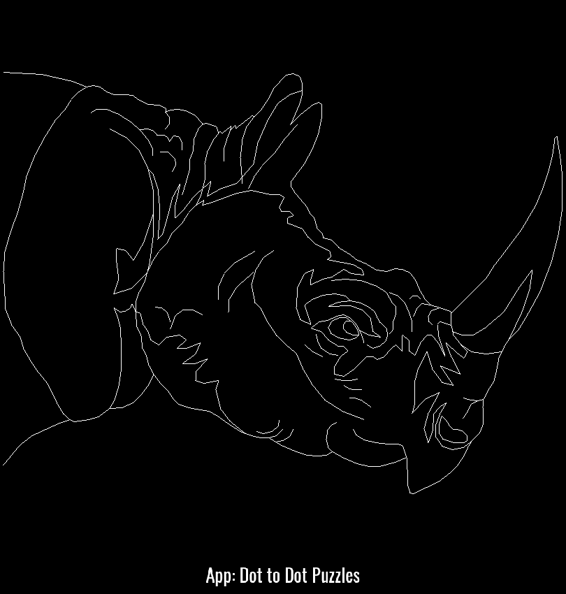 DotToDotPuzzle's tweet photo. Dot to Dot Puzzles For Adults, What you like more black background or white, try the game Android https://t.co/6ml6q4dYXc or IOS https://t.co/SQKasdShRb @DotToDotPuzzle #IOSGames #AndroidGames #DotToDot #rhinos https://t.co/hMPPMMx2Yu