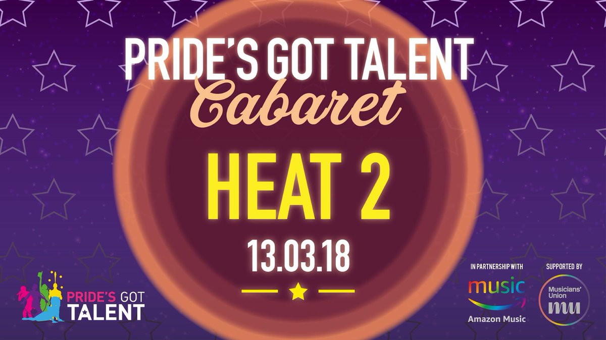 Join us tonight at the 2nd #PGT #Cabaret Heat at The Old Ship! With a bit of everything, this looks to be like another excellent night of #LGBT+ Talent. See you at the bar 🌈