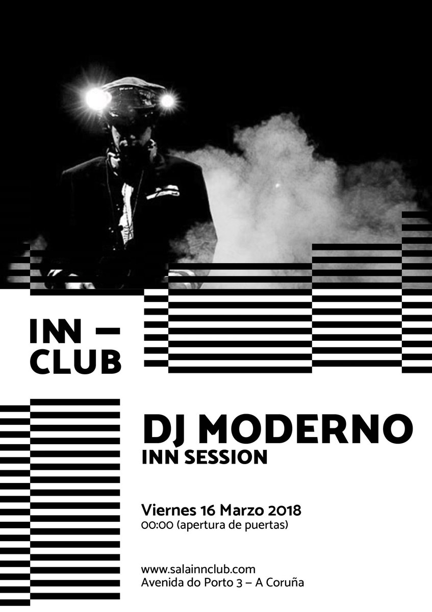 masgalicia's tweet image. Este viernes en #Innclub no te pierdas a #djModerno @DjModerno