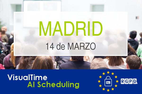 VisualTime_ES's tweet photo. Mañana 1ª #JornadaRobotics en #Madrid
Presentaremos #AIScheduling La solución para una planificación automatizada sin igual. Además conoceremos como afrontar la implantación del nuevo RGPD y su impacto en el uso diario de #VisualTime.
Colaboran #PwC
https://t.co/8JpIT3xhU0 https://t.co/yIPT7inrnS