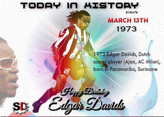 Happy birthday 
EDGAR THE GREAT DAVIDS   