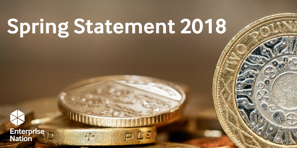 e_nation's tweet image. The chancellor delivers his #SpringStatement at 12.30 today. Keep an eye on our tweets and blog for what it means for small businesses. Philip Hammond is expected to announce a review of VAT to benefit small business owners.