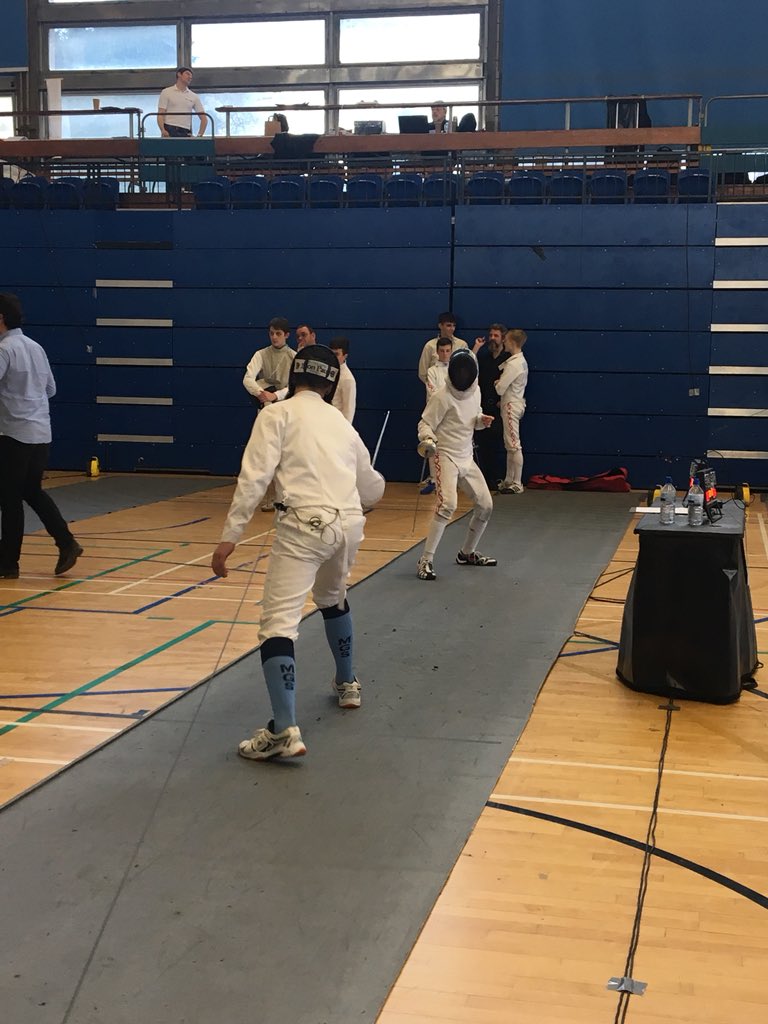 MGS_PEandSport's tweet photo. Some action from the fencing so far today. The boys are fighting well and learning loads in the process #nationalcomps @MGSMagic https://t.co/yXIN9mUFlp