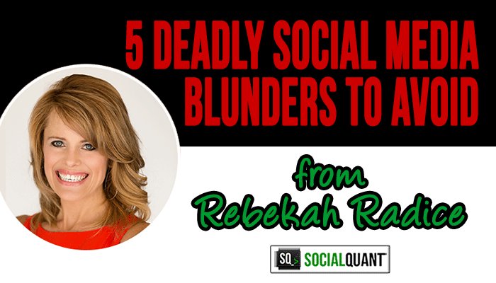 5 Deadly Social Media Blunders to Avoid (#5 big pet peeve of mine): buff.ly/2tj27mb
#smm #socialmedia