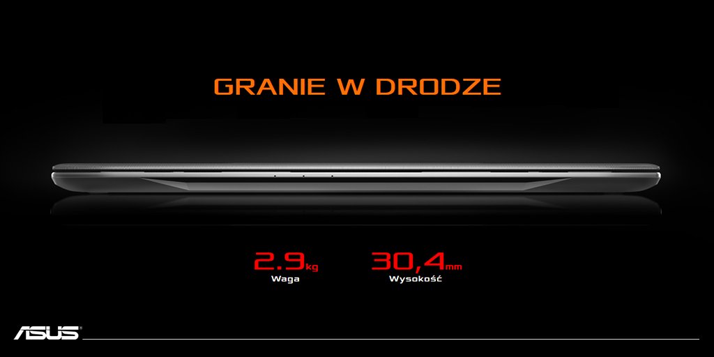 ASUS_PL's tweet photo. Gaming w trasie? Nie ma problemu - #ASUS #ROG #GL702 https://t.co/HksuyEAi14