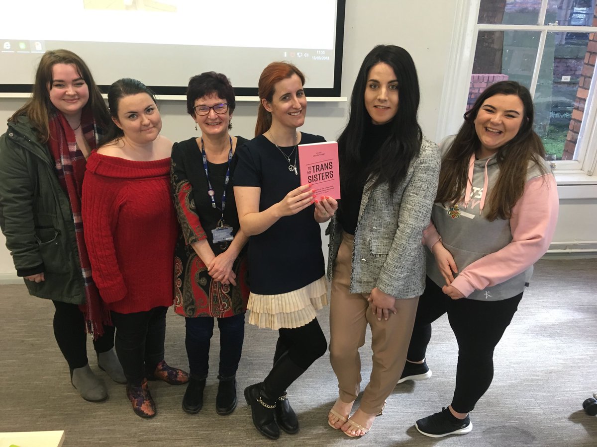 LJMUSociology's tweet photo. Fantastic talk by @Charlie_Craggs author of #tomytranssisters for #ljmu #sociology students #nailtransphobia https://t.co/UiAX83g5j4