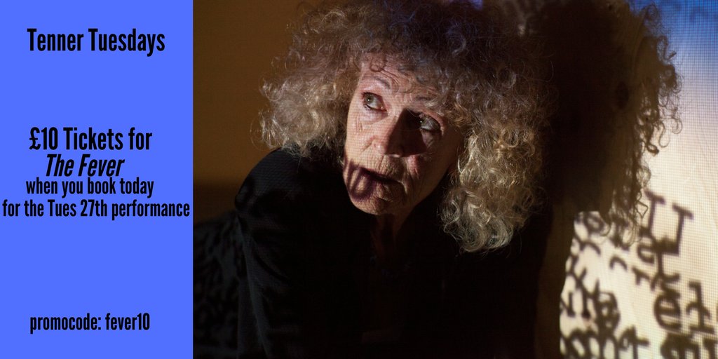 #TennerTuesdays at the @Omnibus_Theatre for #TheFever Get them quick! goo.gl/WKDxbt