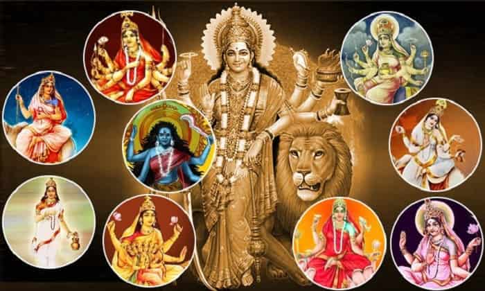 Navadurga are the nine forms of Goddess Durga worshipped together by the admirers of Goddess Shakti. 
Worship these powerful Goddesses on Ugadi: goo.gl/1N6r9k
#Navadurga #GoddessDurga #Ugadi #UgadiPooja