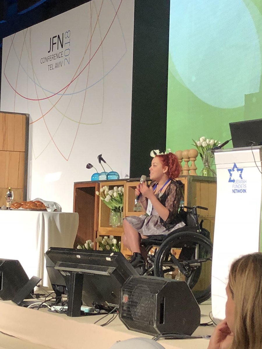 We all have the power to make changes and impact! AmaZing story and journey #disabilitydoesntstopme #teenphilanthropy #jewish #philanthropy #JFN2018 @JTFN <a href="/jfunders/">Jewish Funders Network</a>