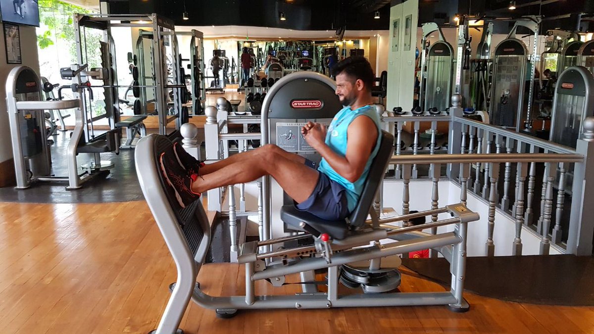 ImRaina's tweet photo. Game… Train… Repeat!! #NidahasTrophy #Srilanka https://t.co/gKVCn0BSRk