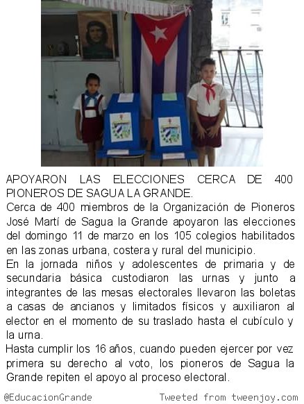 #EducaciónSagualaGrande <a href="/CubaMined/">MINED</a> #TaskForceNoSirvió #PorCuba # CubaInformatizaciónSirvió