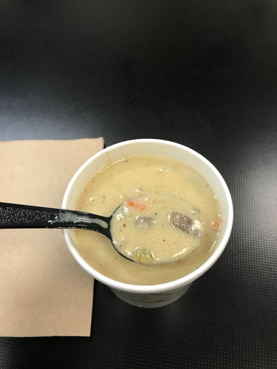 MadTable's tweet image. In the mood for a lite dinner tonight?  Today’s Cream of Mushroom soup really hits the spot!