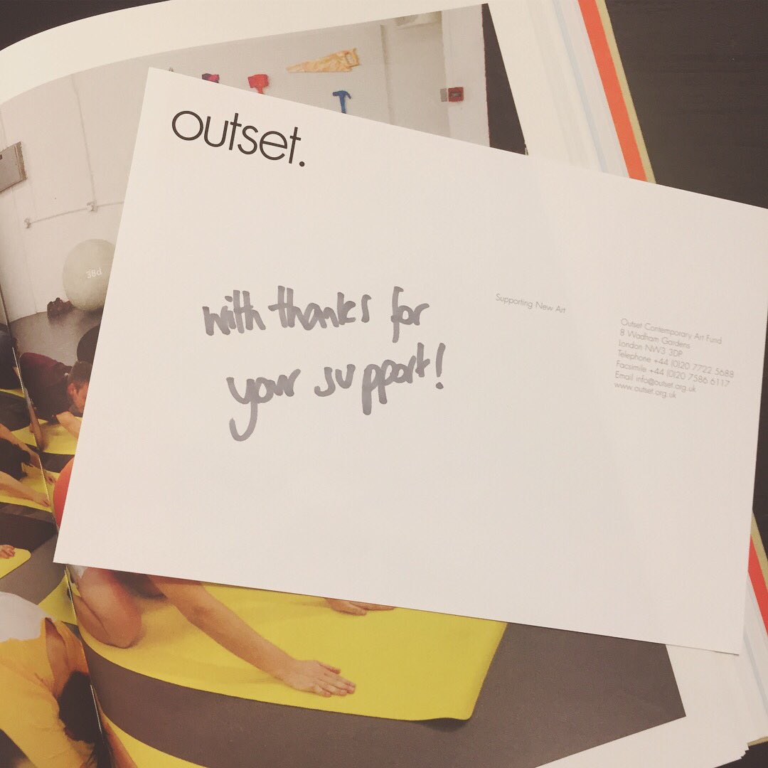 dropofmilk's tweet photo. Thank you for the beautiful book @OutsetArt &amp; @fig2london! Such fun memories with @GVANDAME &amp; @J_Wrightnow 🙌🏼
.
.
#fig2 #outsetart #wrightvandame #artsponsorship #supportingthearts https://t.co/HONuh9DPuq