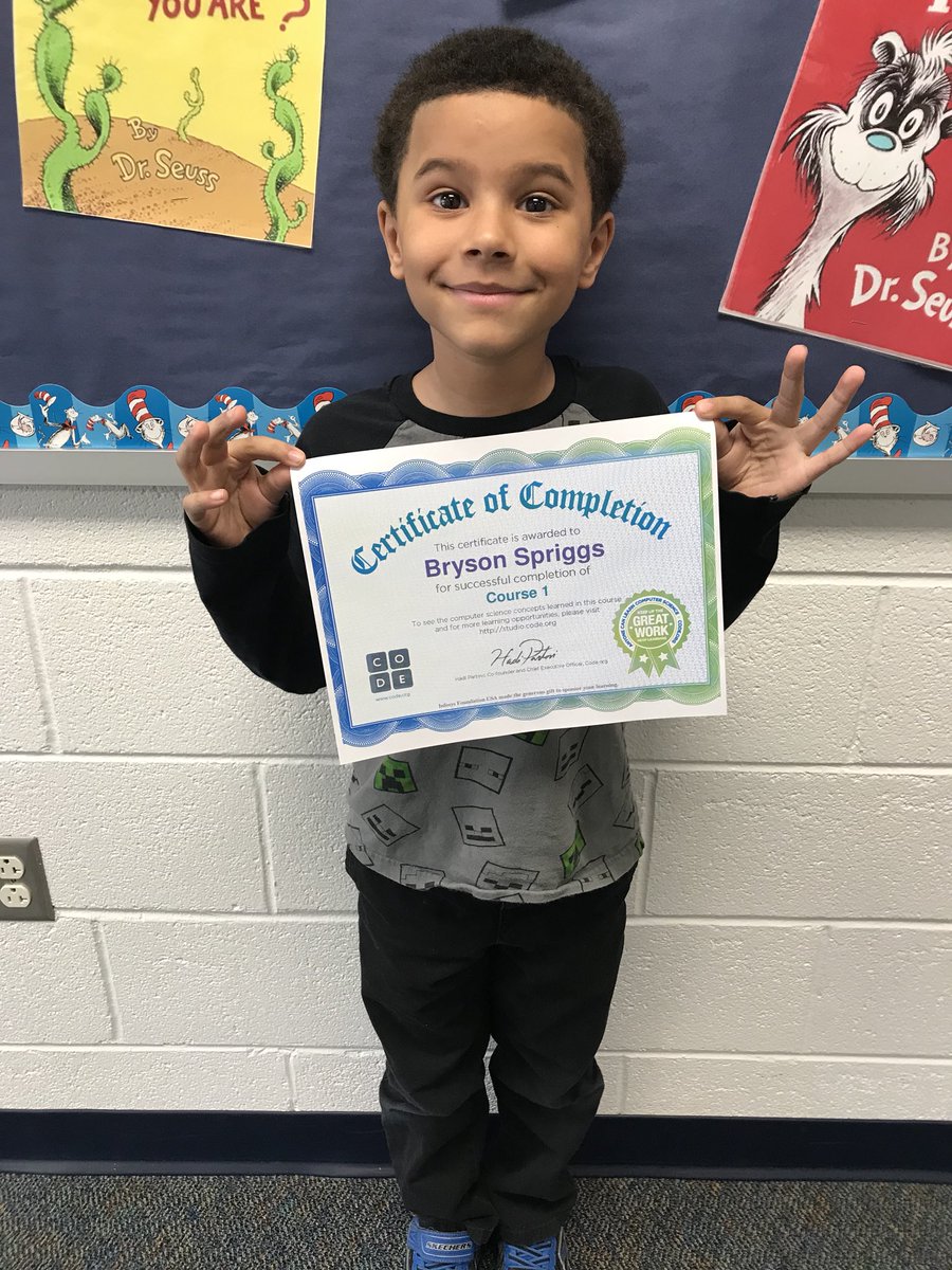 Welcome Weller’s newest Coding master, Bryson Spriggs!! <a href="/Wellerwildcats/">STU</a>