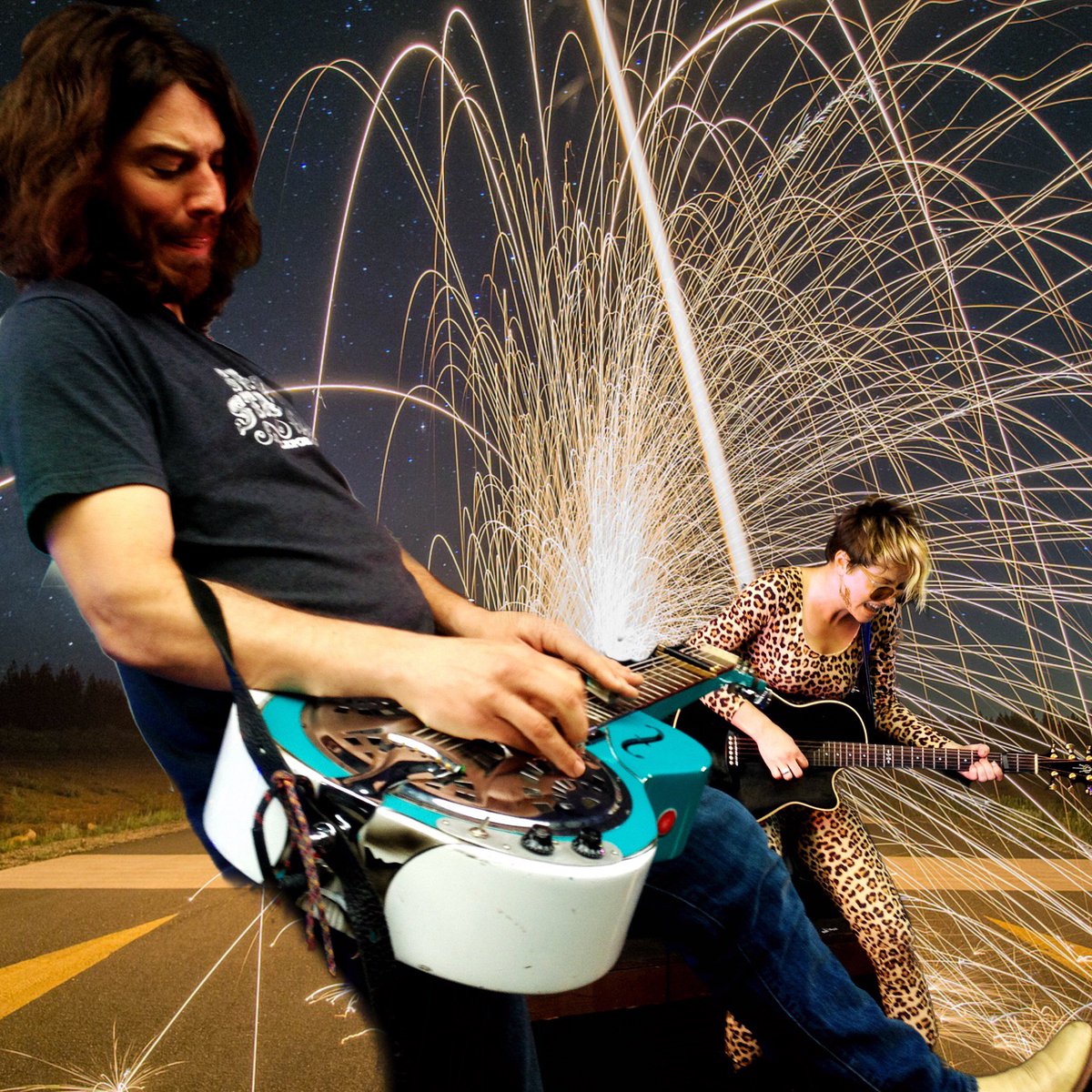 Someone call a fireman, Ansel is on FIRE. We’re getting ready to blow your minds opening for <a href="/BonJovi/">Bon Jovi</a> tomorrow at 7:30. See you there babes!