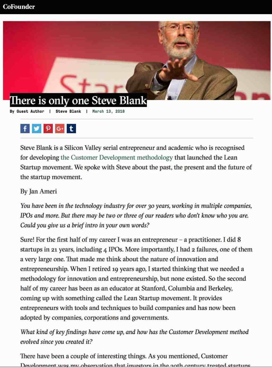 sgblank's tweet image. The State of Entrepreneurship steveblank.com/2018/03/13/the…