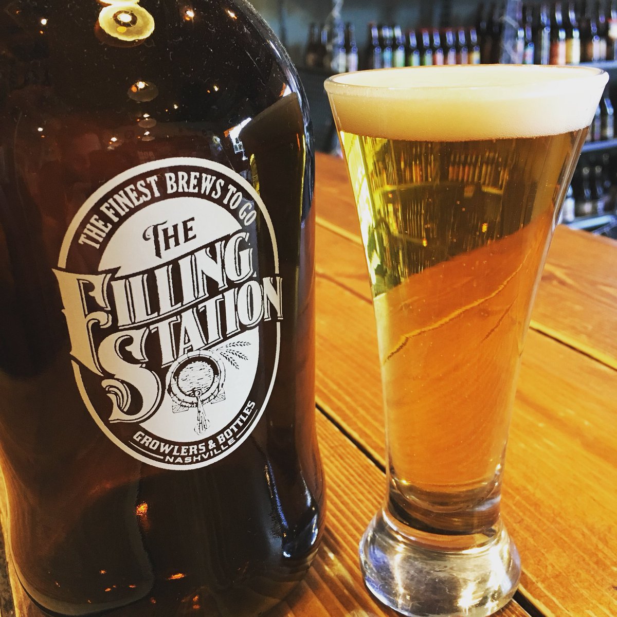 _FillingStation's tweet photo. #eastnashville #tapoftheday is @garrsbeer Lime Basil Kolsch. This refreshing kolsch is clean finishing with notes of lime, lemon, and hops on the nose. A flavorful easy drinker! Cheers! #drinklocal #gypsybeer https://t.co/OKS9B6GAjc