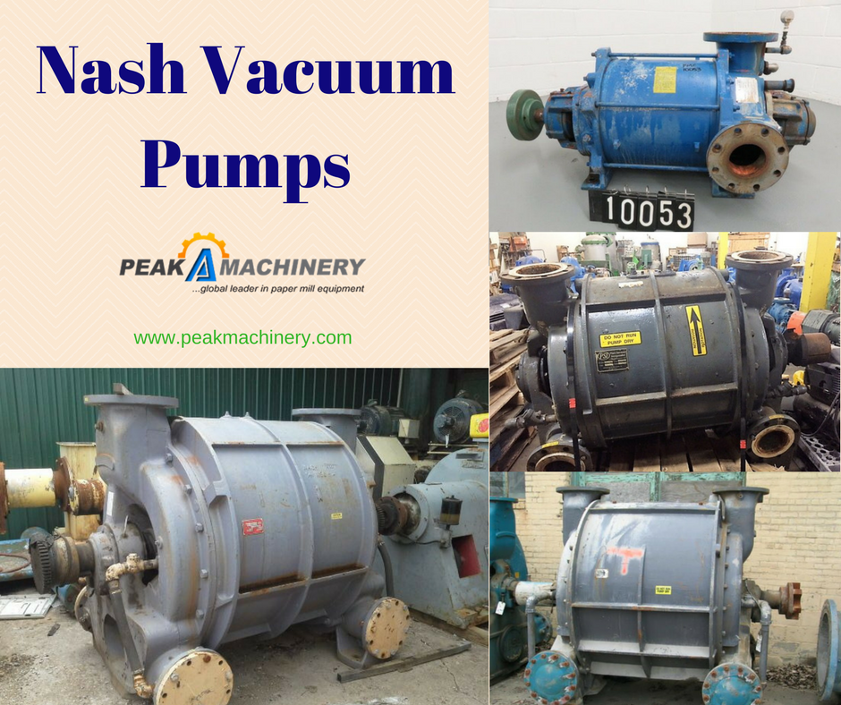 peakmachinery's tweet photo. Peak Machinery has huge inventory of Nash Vacuum Pumps which are used in #paper and #pulp industry. Visit our page for different models. https://t.co/sIdiHVDuBn
#pumpparts #nash #nashpumps #pumpmodels #industrialpump #pumprepair #paperindustry #pulpindustry https://t.co/8kZ5mhSQ6q