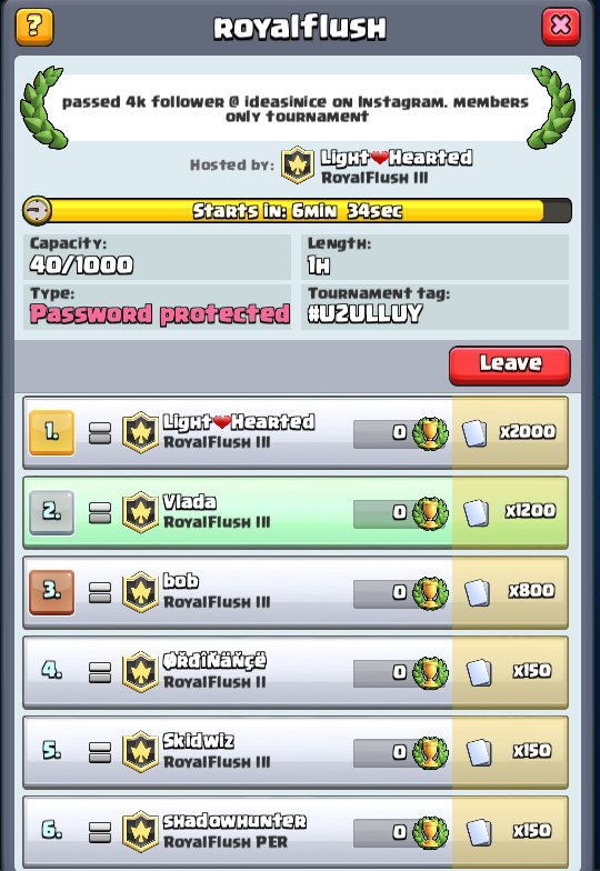 RoyalFlushGG_'s tweet photo. RoyalFlush daily tournaments
sponsored by https://t.co/WCuPnpkPyU . Thanks to https://t.co/WCuPnpkPyU & @RFClashing we host community tournament's, prize tournaments and prize brackets.
#RFhype @ClashRoyaleRT https://t.co/d8jKsnuKSv
