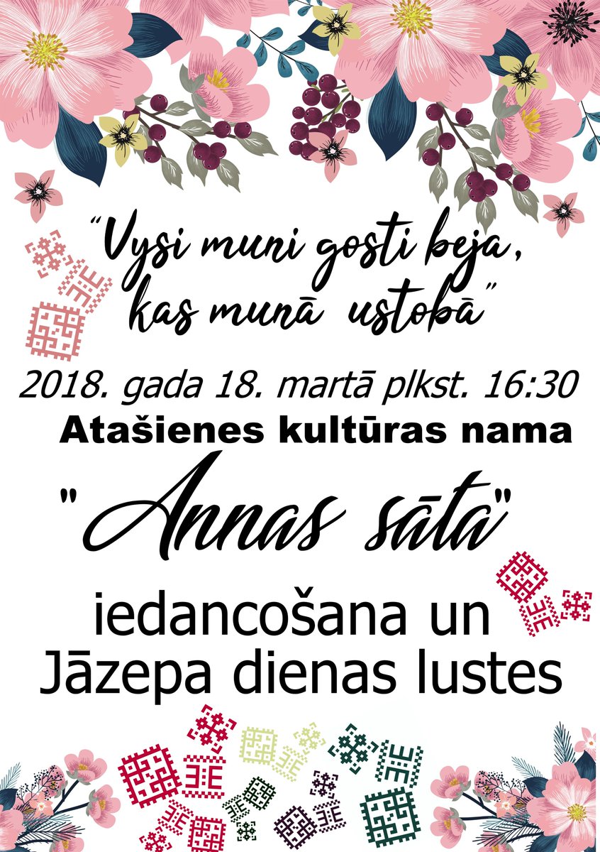 AtasienesKN's tweet photo. Laiks iedancot "Annas sātu" https://t.co/hfNWO9CtWW