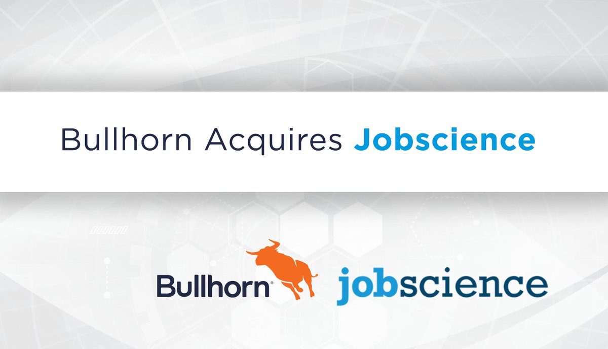 Jobscience's tweet photo. Jobscience has been acquired by @Bullhorn to help deepen their commitment to @salesforce and provide an incredible customer experience.  Read the blog from @Bullhorn CEO @ArtPapas here: https://t.co/wMrw10P7ZV https://t.co/gsw8qSjVxA