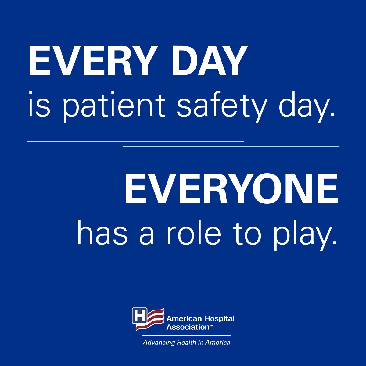 ahahospitals's tweet image. As we recognize #PSAW, we are reminded that every day is patient safety day, and everyone has a role to play. #PSAW2018 ow.ly/c2VC30iEuYg
