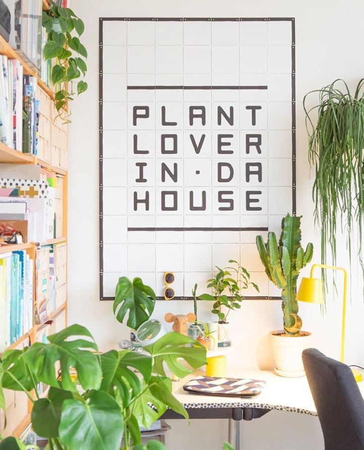 Founder of @UrbanJungleBlog, @joelix has the perfect office for any die hard plant lover.