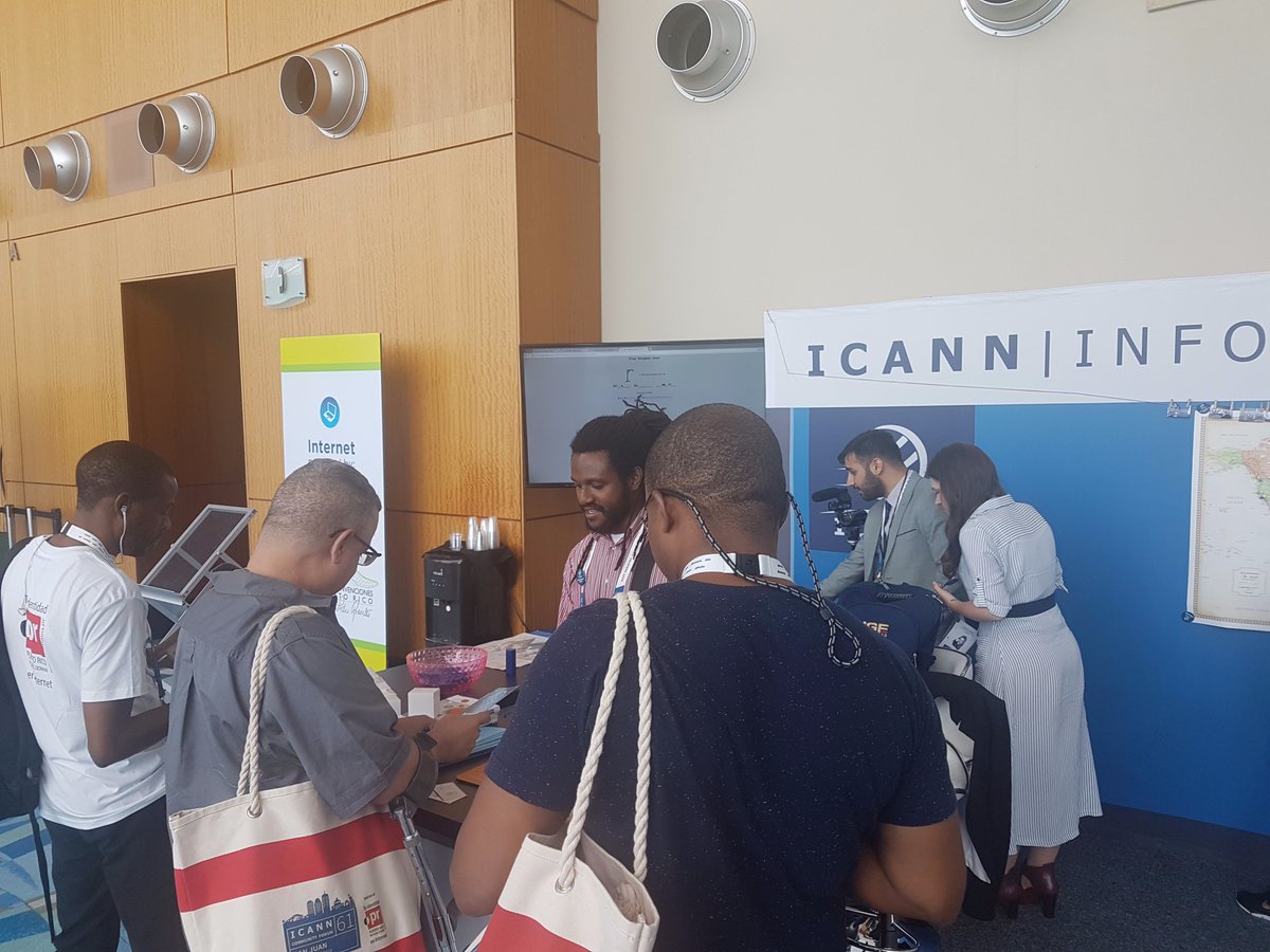 InfoBoothPR's tweet photo. Come play the #Hangman with us and win many prizes #ICANN61 @ICANNFellows @ICANN https://t.co/h9mNi6I2AB